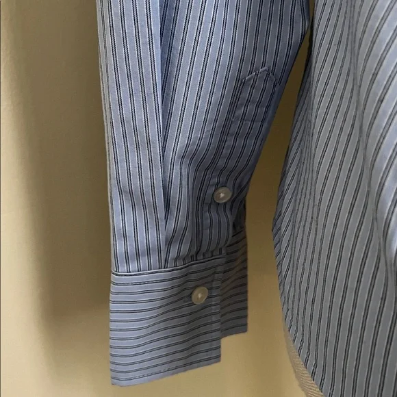 Banana Republic Light Blue Striped Shirt - Picture 11 of 15